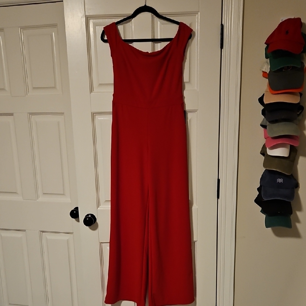 Express Red Jumpsuit